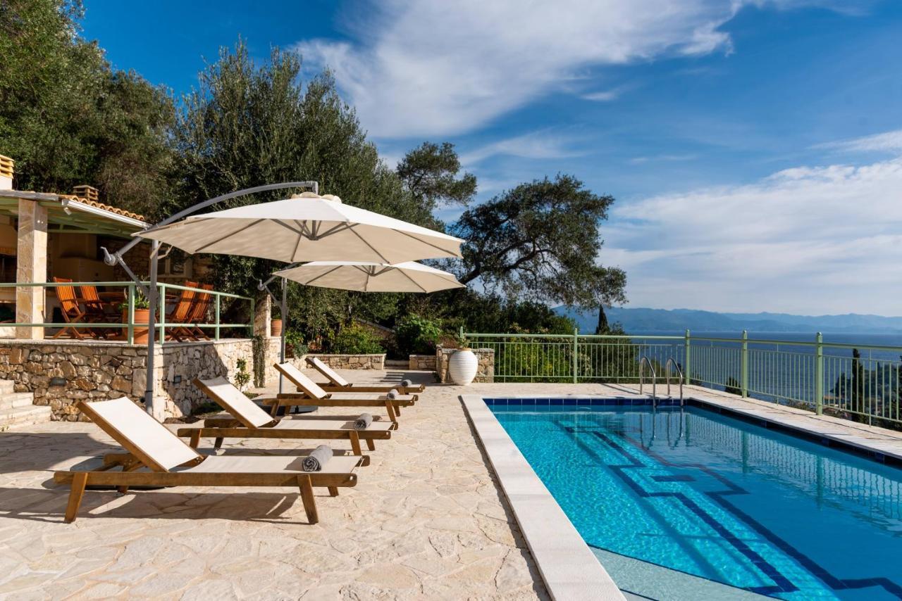 Villa Loggos View House à Mastoratika Extérieur photo